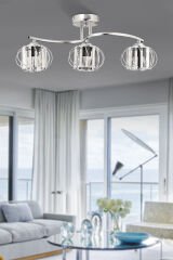 Adel 3 Lü Modern [kristal Taşlı] Salon Yemek Masası Üstü Mutfak Genç Odası Avize